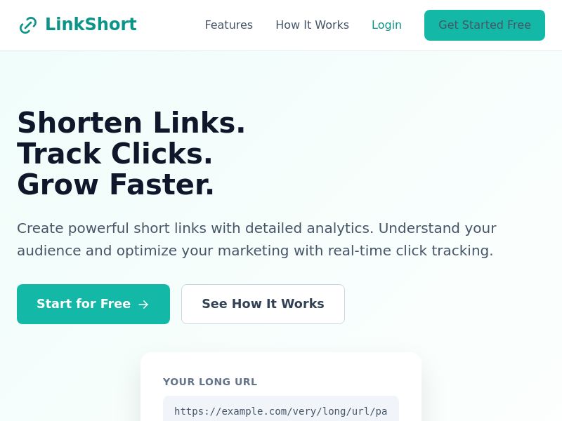 Link Shortener with Analytics