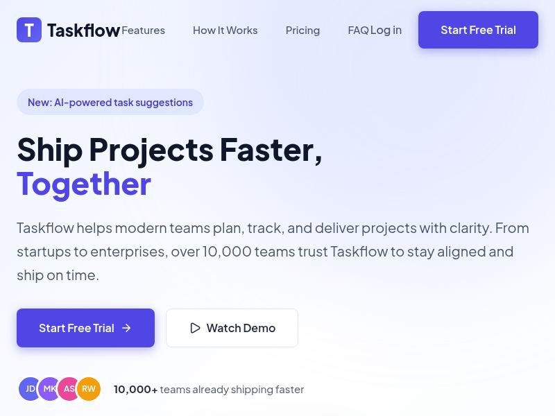 SaaS Landing Page