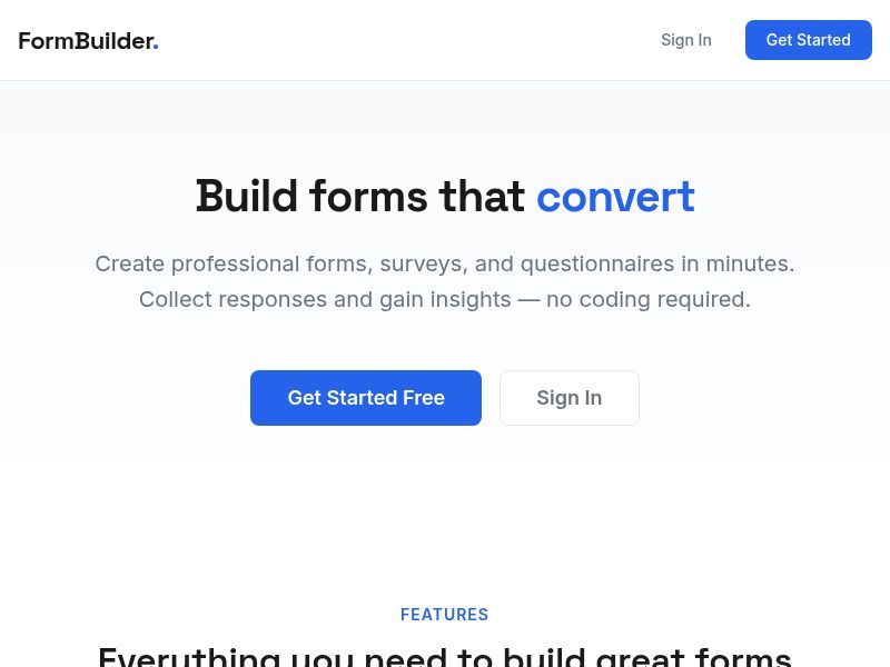 Online Form Builder