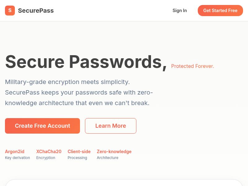 Manage & Share Passwords
