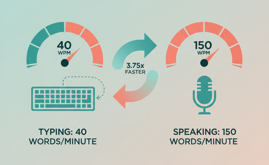 Voice Typing WPM Speed Comparison